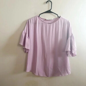 Amanda Uprichard purple‎ blouse XS